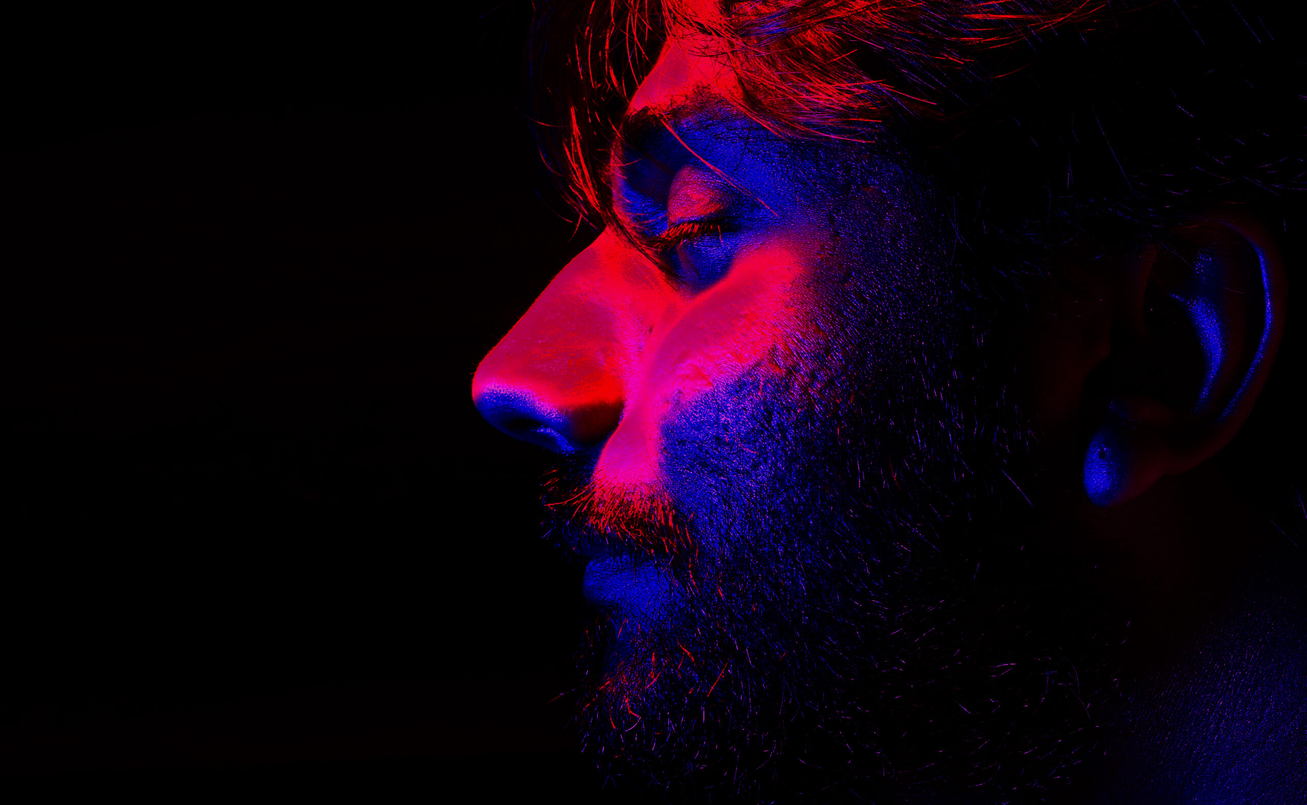Red Tone Portrait