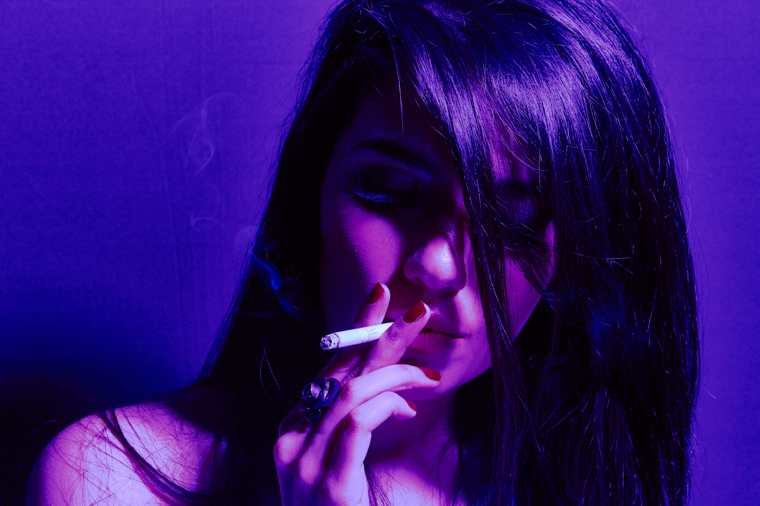 Girl with Cigarette